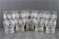 Glasses with Snowflakes