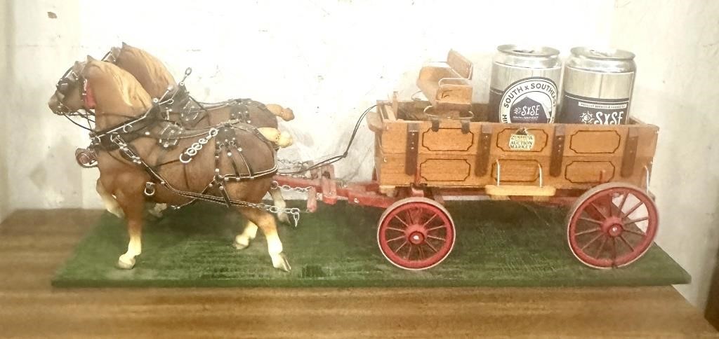 Zumbrota Livestock Market Horse & Wagon