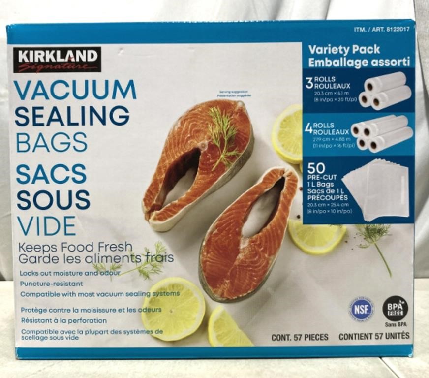 Signature Vacuum Sealing Bags Variety Pack