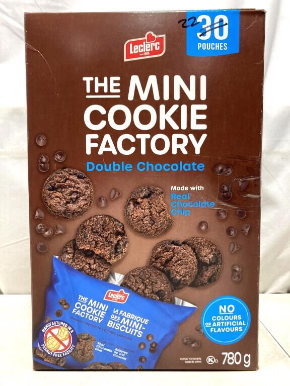 Leclerc The Mini Cookie Factory Double Chocolate