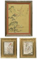 (3) FRAMED CHINESE WALL ART