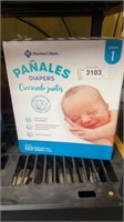 Diapers, size one