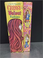 Crissy Velvet Doll Case + Dress 1971