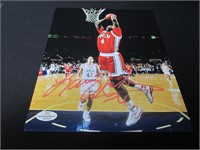 Larry Johnson Signed 8x10 Photo FSG COA