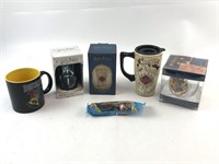 Harry Potter Mugs, Glasses, PEZ Dispenser