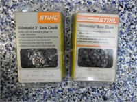 2 Stihl chains - 33RM/33RMC 74 - in showroom