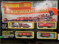 BACHMANN HO OLD WEST OVERLAND FREIGHT SET