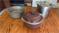 Dutch ovens and stock pot