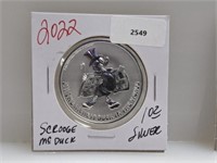 1oz .999 Silv Disney Scrooge McDuck $2