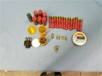 Box Of Misc Pellets, Powder, Speed Loader & More