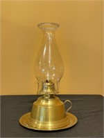 Brass Cup & Saucer Oil Lamp