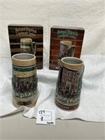 National Historical Landmark Series Steins x 2