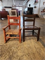 (2) Antique Children's Chairs