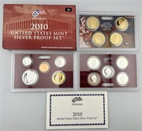 2010 US Silver Proof Set - #14 Coin Set
