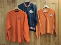 3 Vintage UIUC Chief Illini Jackets & Sweatshirts