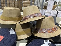 Lot of 4 hipster fancy fedoras brand new