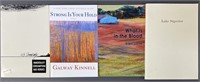 4 Poetry Books One Signed Kinnell Stone Snoddy