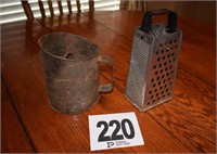 Antique Sifter & Grates