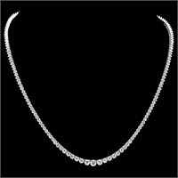 18k White Gold 9.00ct Diamond Necklace