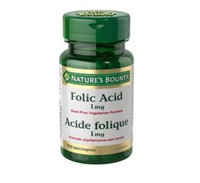 Nature's Bounty Folic Acid Tablets