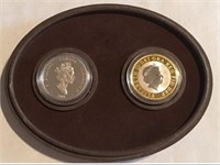 92.5 Silver 2001 RCM Guglielmo Marconi 2 Coin Set
