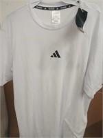 Size Large adidas Workout Logo TEE White/Black