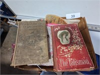 Vintage Books, Aprons, Fan & Other Items