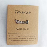 Taurus Necklace Charm