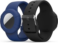 Air Tag Bracelet for Kids(2 Pack), Soft Silicone A