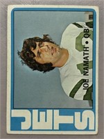 1972 JOE NAMATH TOPPS CARD
