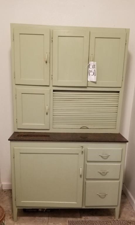 Roll top Baker's cupboard (2 pcs)  6' approx