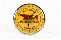 B.S.A. MOTORCYCLE ELECTRIC CLOCK