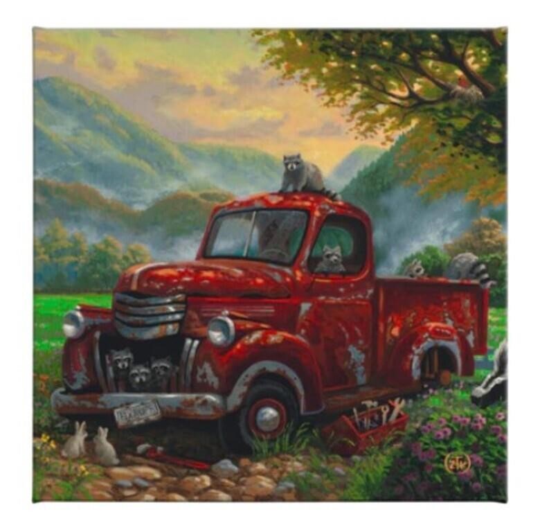 Mountain Mechanics Gallery Canvas by Kinkade