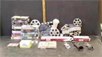 MOVIE WALL HANGERS / 17 VHS MOVIES / 2 DVDS /3D