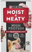 4.5 Pound (Pack of 4) Pack of 12 Purina Moist & Me