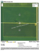 Tract 1: 79.54 acres in Lincoln Twp, O'Brien Co