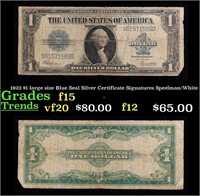 1923 Speelman/White $1 large size Blue Seal Silver