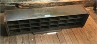 Industrial Style Shelf 24 Hole