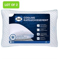 LOT OF 2: Sealy Pillow, Sealy Cooling Pillow.king,