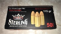 Sterling 9MM Luger fmj