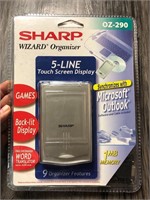 Sharp 5 line wizard organizer