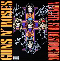 Guns N' Roses signed Appetite For Destruction albu