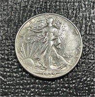 1939-D US Walking Liberty Half Dollar