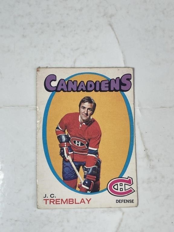 1972 JC Tremblay O-Pee-Chee hockey card