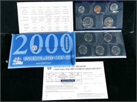 2000 US Mint Uncirculated Coin Set Philadelphia