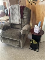 Recliner and Side Table
