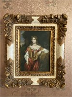 Framed Picture of Regal Lady by J. Deauve