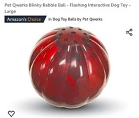 MSRP $16 Pet Blinky Babble Ball