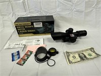NEW Rifle Scope With Laser Sight -2.5X10X40