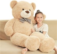B1764  Giant Teddy Bear Plush, Brown 47 inch
